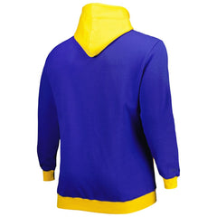 Los Angeles Rams Big & Tall Big Face Pullover Hoodie - Royal/Gold Hoodies