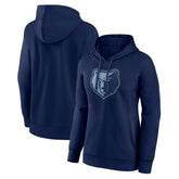 Memphis Grizzlies Women's Team Primary Logo Pullover Hoodie Navy outlet