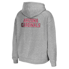 Arizona Cardinals WEAR by Erin Andrews Women's Team Full-Zip Hoodie - Heathered Gray Hoodies