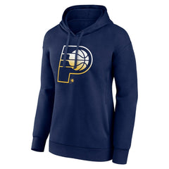 Indiana Pacers Women's Gradient Logo Pullover Hoodie Navy