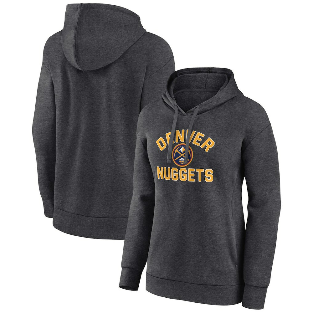 Denver Nuggets Women's Overtime Pullover Hoodie Charcoal outlet