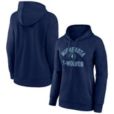 Minnesota Timberwolves Women's Team Overtime Pullover Hoodie Navy outlet