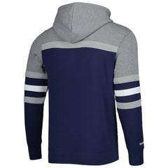Dallas Cowboys Head Coach Pullover Hoodie - Navy/Heathered Gray Hoodies