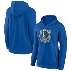 Dallas Mavericks Women's Alternate Logo Pullover Hoodie Blue