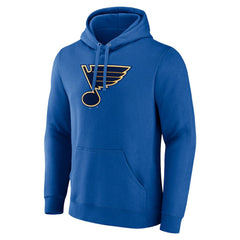 St. Louis Blues Fanatics Primary Logo Pullover Hoodie - Blue | US 5133160