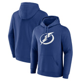 Tampa Bay Lightning Fanatics Primary Logo Pullover Hoodie - Blue | US 5133183