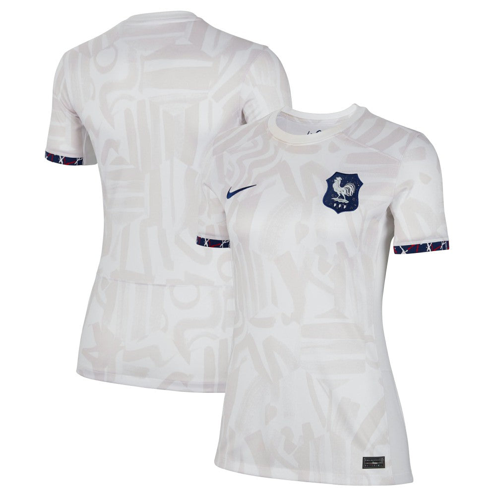 France Women's National Team Women's 2023 Away Stadium Replica Jersey White - Nike online
