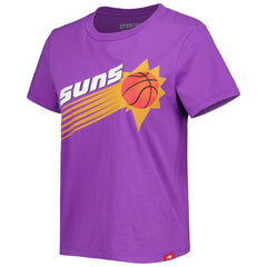 Phoenix Suns Sportiqe Women's Hardwood Classics Arcadia Elevated T-Shirt Purple