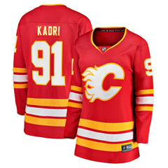 Nazem Kadri Calgary Flames Fanatics Women's Home Breakaway Player Jersey - Red | US 5135846