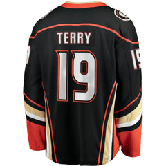 Troy Terry Anaheim Ducks Fanatics Home Team Breakaway Player Jersey - Black | US 5135864
