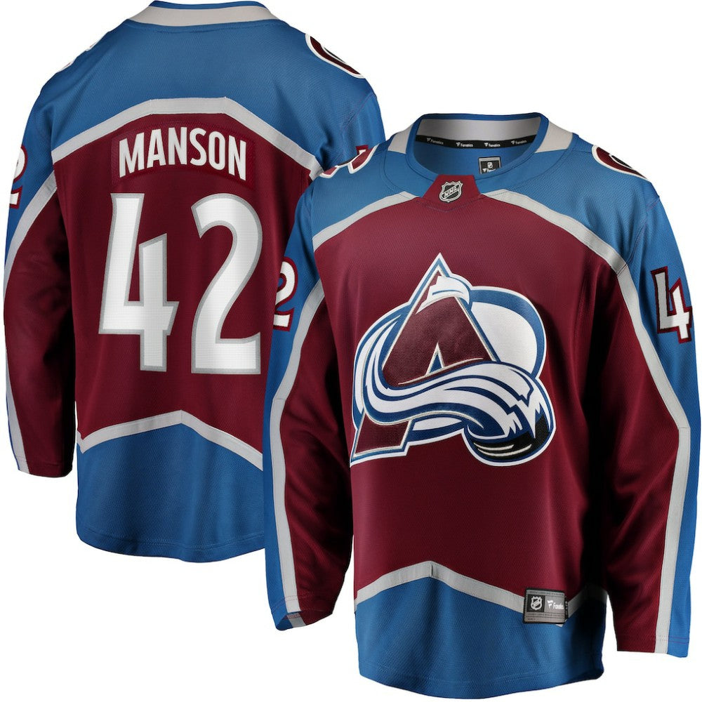 Josh Manson Colorado Avalanche Fanatics Home Breakaway Player Jersey - Burgundy | US 5135873