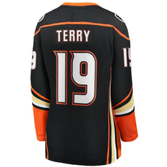 Troy Terry Anaheim Ducks Fanatics Women's Home Team Breakaway Player Jersey - Black | US 5135878