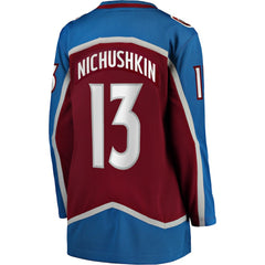 Valeri Nichushkin Colorado Avalanche Fanatics Women's Home Breakaway Player Jersey - Burgundy | US 5135903