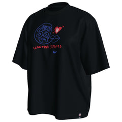USMNT Women's Spring T-Shirt Black - Nike for sale