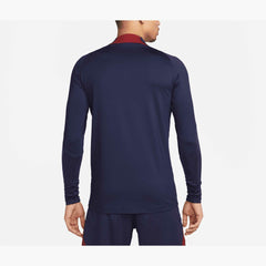 Paris Saint-Germain 2023/24 Strike Drill Performance Raglan Quarter-Zip Long Sleeve Top Navy - Nike online