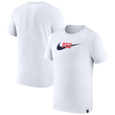Paris Saint-Germain Swoosh T-Shirt White - Nike online