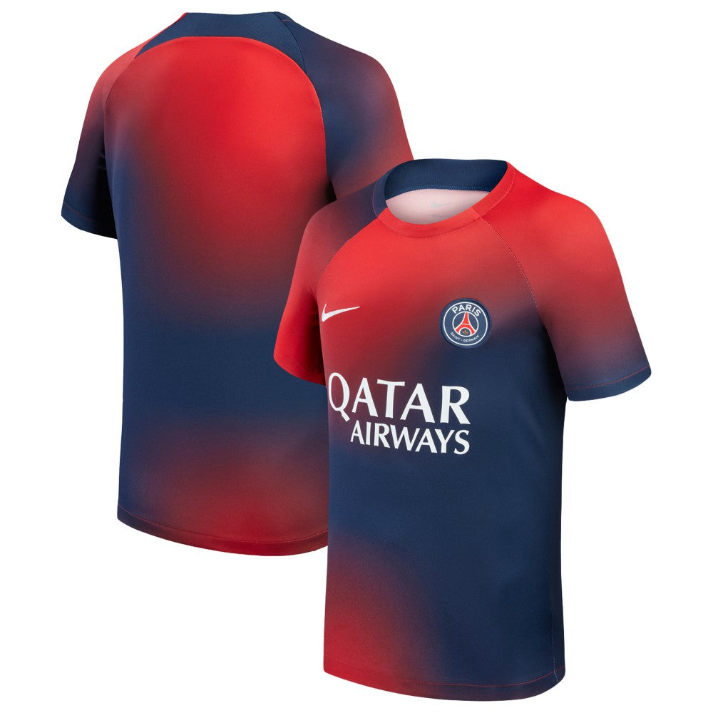 Paris Saint-Germain Youth 2023/24 Pre-Match Performance Top Navy - Nike