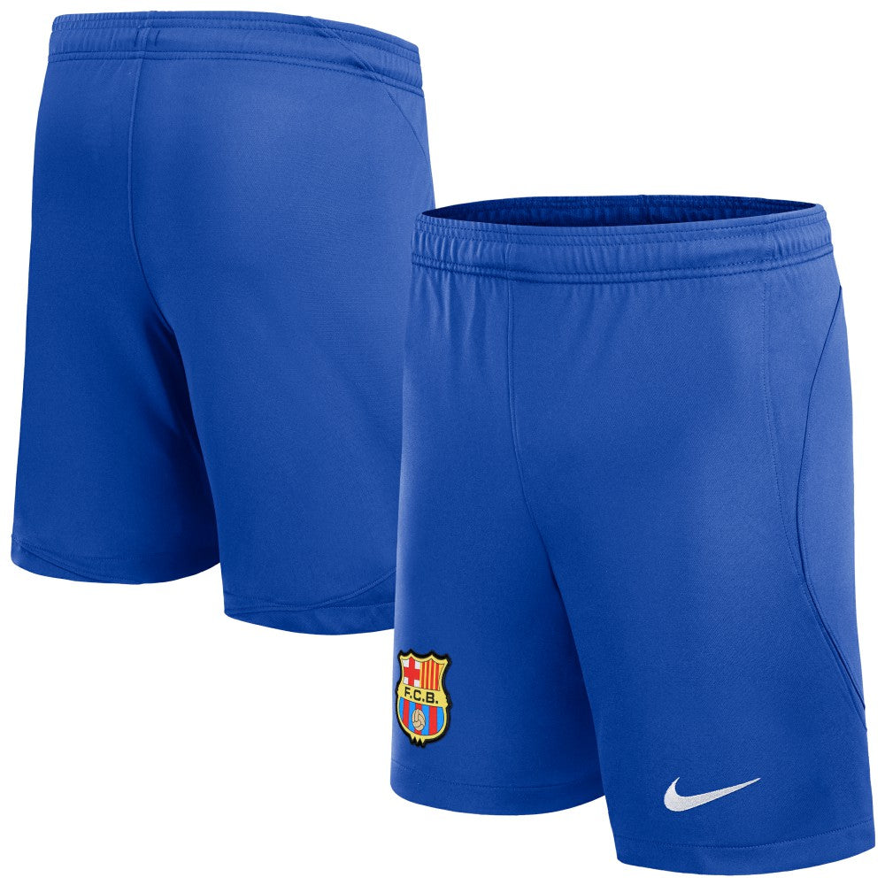 Barcelona Youth 2023/24 Away Stadium Performance Shorts Royal - Nike