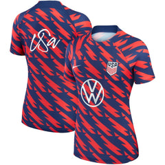 USMNT Women's 2023 Strike Drill Pre-Match Top Red - Nike for sale