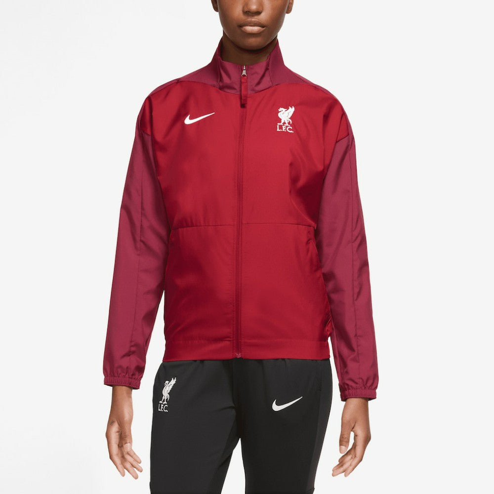 Liverpool Women's 2023/24 Anthem Raglan Performance Full-Zip Jacket Red - Nike