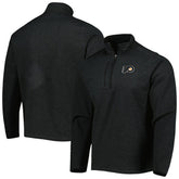 Philadelphia Flyers Antigua Course Quarter-Zip Jacket - Heathered Black | US 5138520