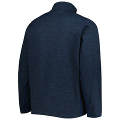 Seattle Kraken Antigua Course Quarter-Zip Jacket - Heathered Deep Sea Blue | US 5138528