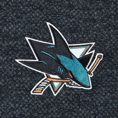 San Jose Sharks Antigua Course Quarter-Zip Jacket - Heathered Black | US 5138529