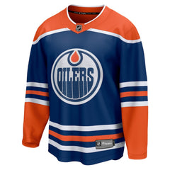 Edmonton Oilers Fanatics Home Breakaway Blank Jersey - Royal | US 5143783