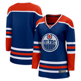 Edmonton Oilers Fanatics Women's Home Breakaway Blank Jersey - Royal | US 5143784