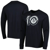 Brooklyn Nets '47 10th Anniversary Super Rival Long Sleeve T-Shirt Black - 47 brand