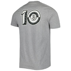 Brooklyn Nets '47 10th Anniversary Backer T-Shirt Heather Gray - 47 brand