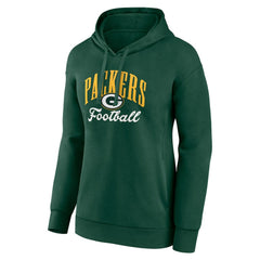 Green Bay Packers Women's Victory Script Pullover Hoodie - Green Hoodies