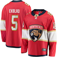 Aaron Ekblad Florida Panthers Fanatics Home Team Breakaway Player Jersey - Red | US 5146638