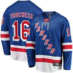 Vincent Trocheck New York Rangers Fanatics Home Breakaway Player Jersey - Blue | US 5146669