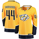 Kiefer Sherwood Nashville Predators Fanatics Women's Home Breakaway Player Jersey - Gold | US 5146689