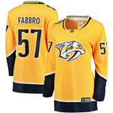 Dante Fabbro Nashville Predators Fanatics Women's Home Breakaway Player Jersey - Gold | US 5146690