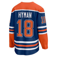Zach Hyman Edmonton Oilers Fanatics Home Breakaway Player Jersey - Royal | US 5146733