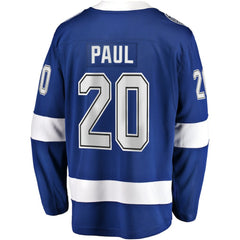 Nicholas Paul Tampa Bay Lightning Fanatics Home Breakaway Player Jersey - Blue | US 5148693