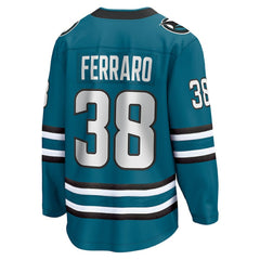 Mario Ferraro San Jose Sharks Fanatics Home Breakaway Player Jersey - Teal | US 5148752