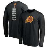 Devin Booker Phoenix Suns Playmaker Name & Number Long Sleeve T-Shirt Black outlet