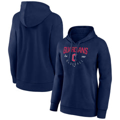 Cleveland Guardians Women's Live For It Pullover Hoodie - Navy Hoodies