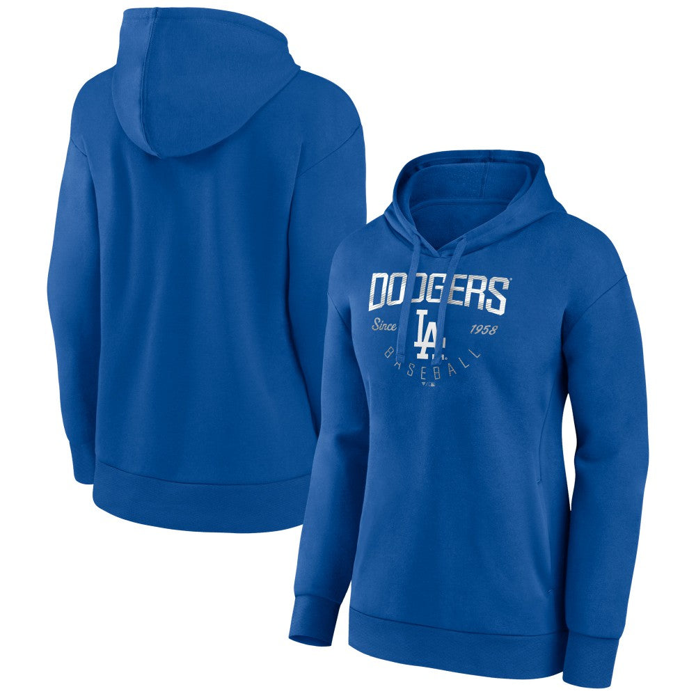Los Angeles Dodgers Women's Team Live For It Pullover Hoodie - Royal Hoodies