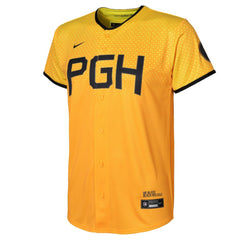 Pittsburgh Pirates Nike Preschool City Connect Replica Jersey - Gold Jerseys