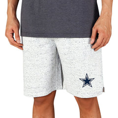 Dallas Cowboys Concepts Sport Throttle Knit Jam Shorts - White/Charcoal Shorts