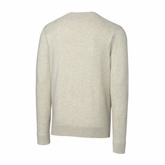 Detroit Lions Cutter & Buck Throwback Logo Lakemont Tri-Blend Big & Tall V-Neck Pullover Sweater - Oatmeal Pullover