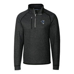 Indianapolis Colts Cutter & Buck Mainsail Sweater-Knit Big & Tall Half-Zip Pullover Jacket - Heather Charcoal Pullover