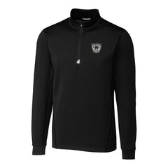 Las Vegas Raiders Cutter & Buck Throwback Logo Traverse Stretch Quarter-Zip Big & Tall Pullover Top - Black Pullover