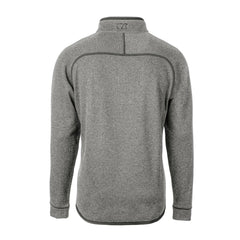 Detroit Lions Cutter & Buck Throwback Logo Mainsail Sweater-Knit Half-Zip Pullover Jacket - Heather Gray Pullover