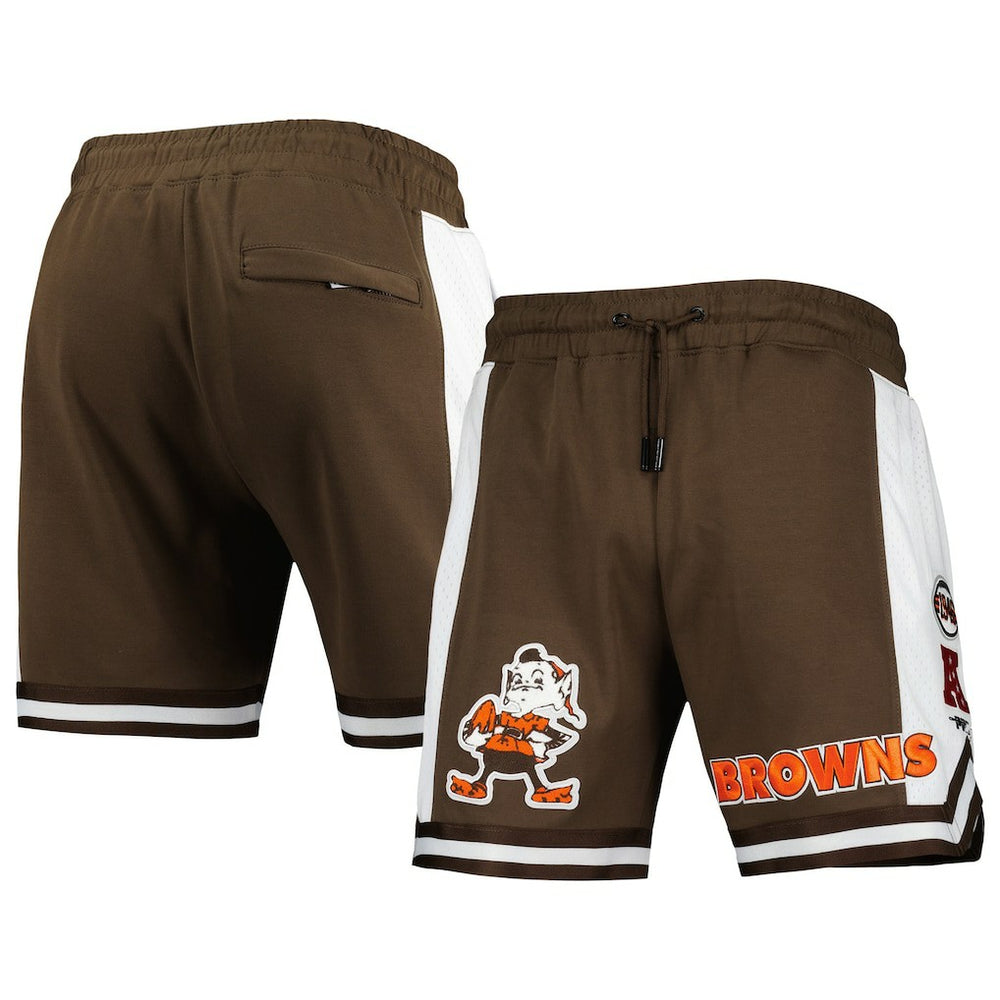 Cleveland Browns Pro Standard Retro Classic 2.0 Shorts - Brown Shorts