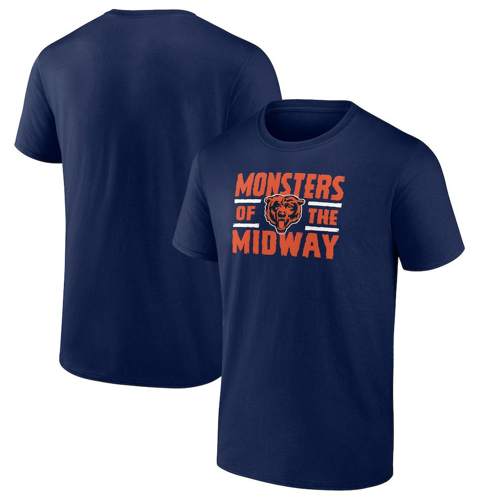 Chicago Bears Open Receiver T-Shirt - Navy T-shirts